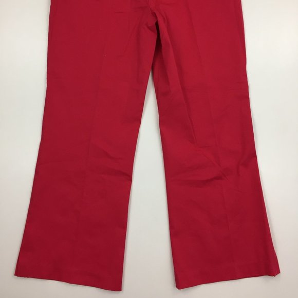 NWT BEBE SYDNEY Dark Pink Slit Hem Cropped/Ankle Dress Pants - Picture 11 of 11